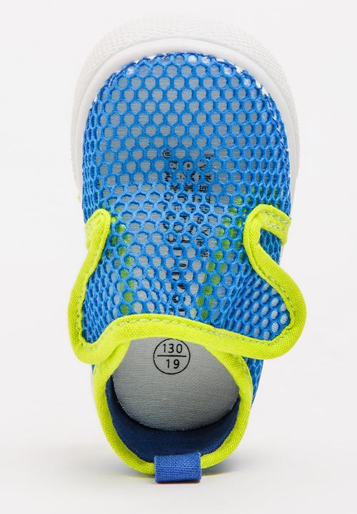 Pop Candy - Boys Mesh Sneaker Mid Blue