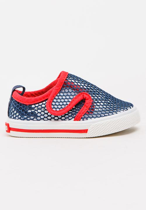 Pop Candy - Boys Mesh Sneaker Navy