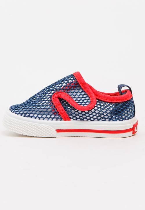 Pop Candy - Boys Mesh Sneaker Navy