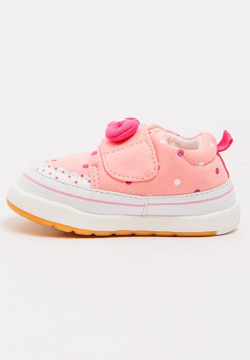 Pop Candy - Girls Printed  Sneaker Pale Pink