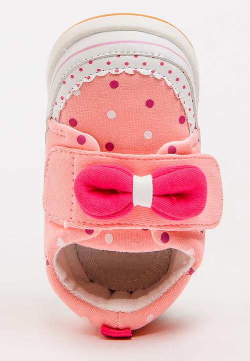 Pop Candy - Girls Printed  Sneaker Pale Pink
