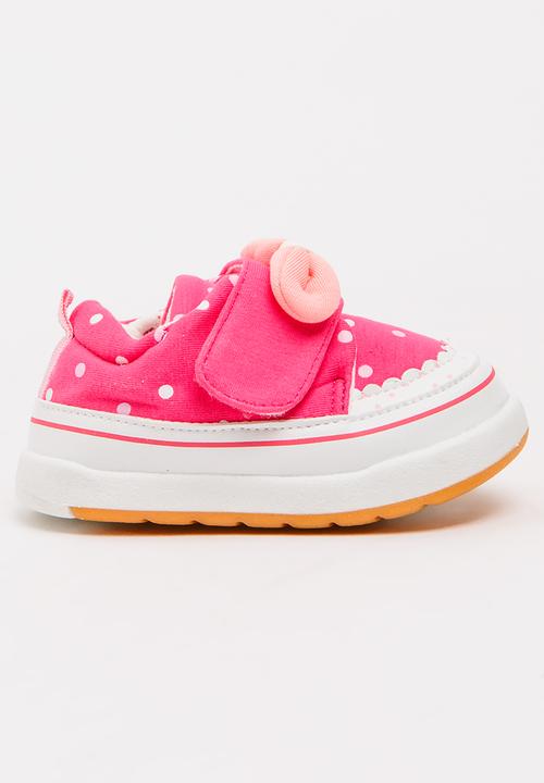 Pop Candy - Girls Printed  Sneaker Dark Pink