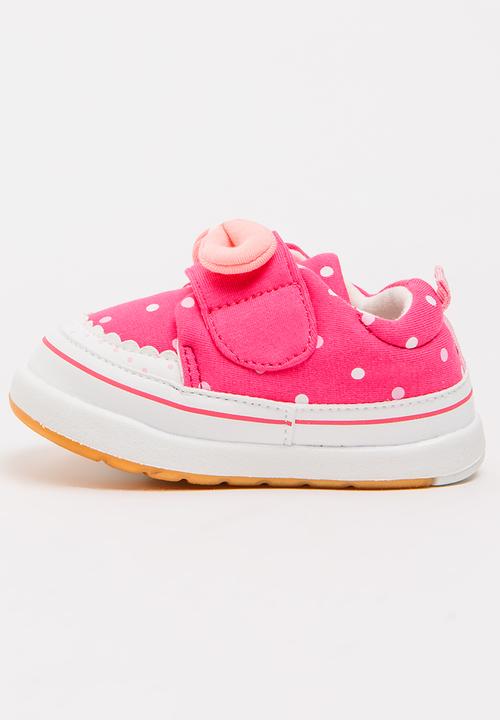 Pop Candy - Girls Printed  Sneaker Dark Pink