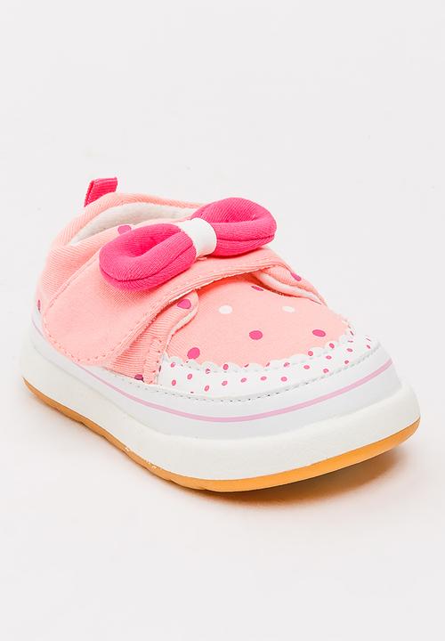 Pop Candy - Girls Printed  Sneaker Pale Pink
