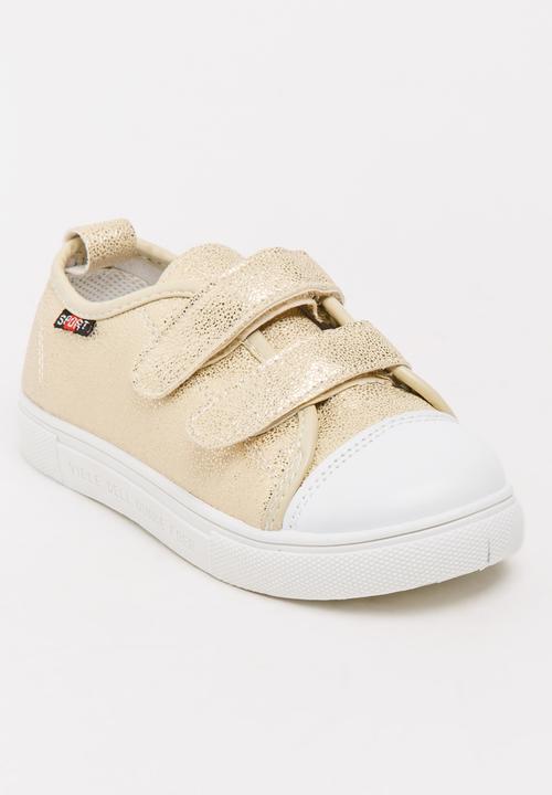 Pop Candy - Girls Metallic Sneaker Gold