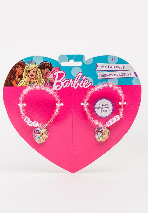 Character Fashion - Barbie BFF Bracelet Set Dark Pink