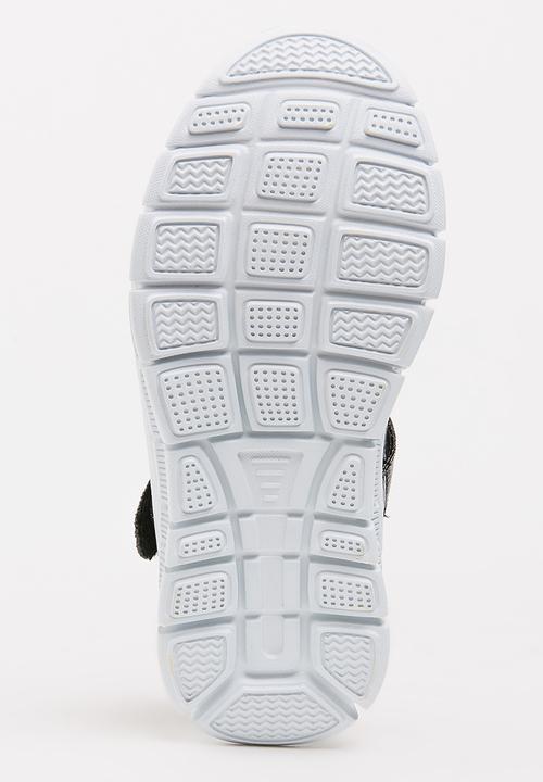 Foot Focus - Girls Sporty Pump Black