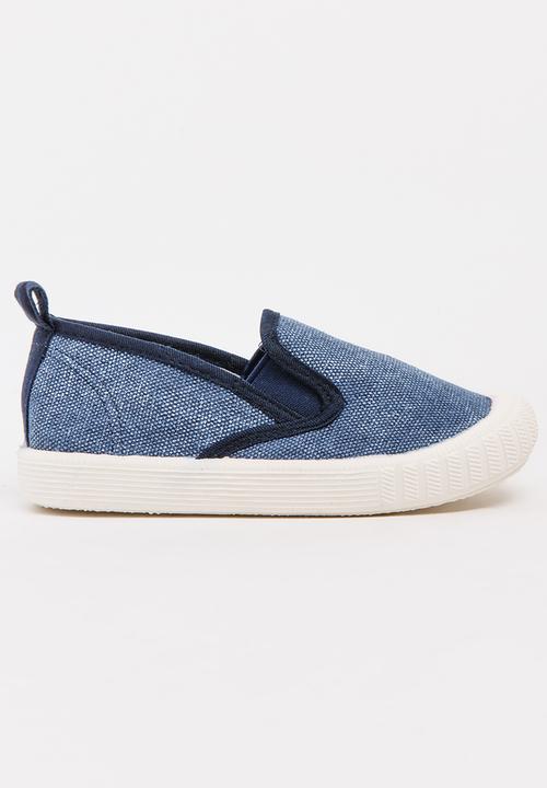 Pop Candy - Boys Slip On Sneaker Navy