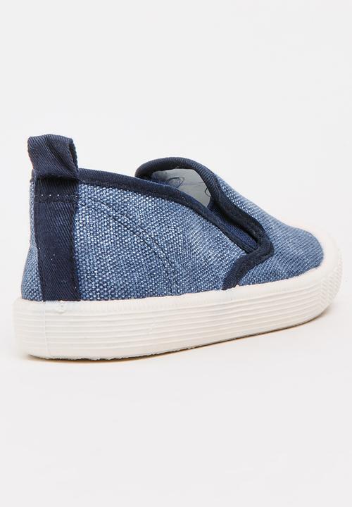 Pop Candy - Boys Slip On Sneaker Navy
