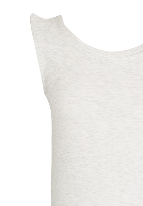 Name It - Sleeveless Jersey Dress Grey Melange