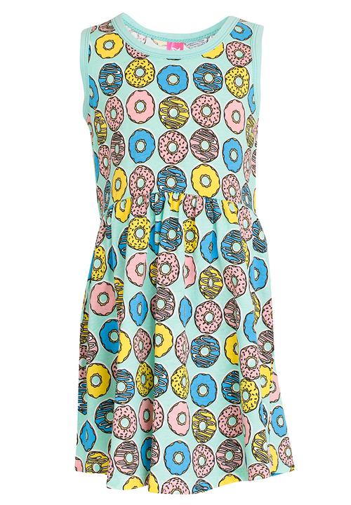 Twin Clothing - Donut Printed Dress Multi-colour