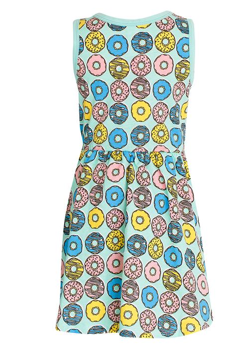 Twin Clothing - Donut Printed Dress Multi-colour