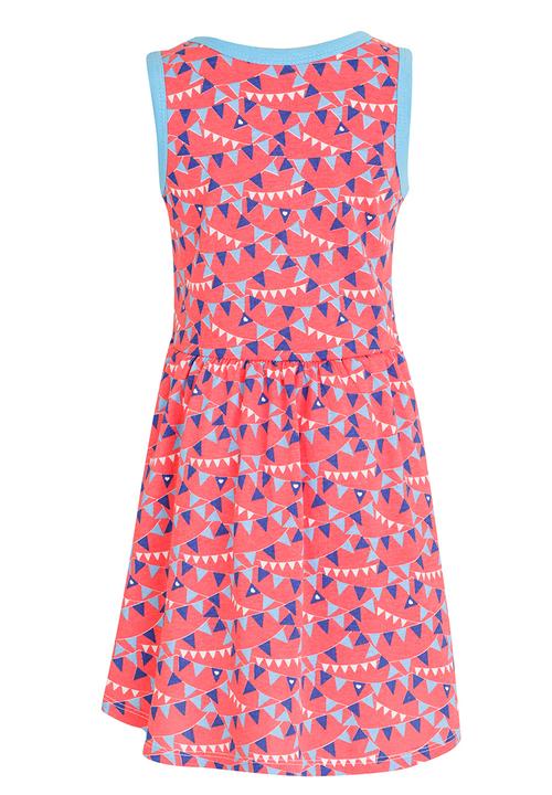 Twin Clothing - Traingle Printed Dress Multi-colour