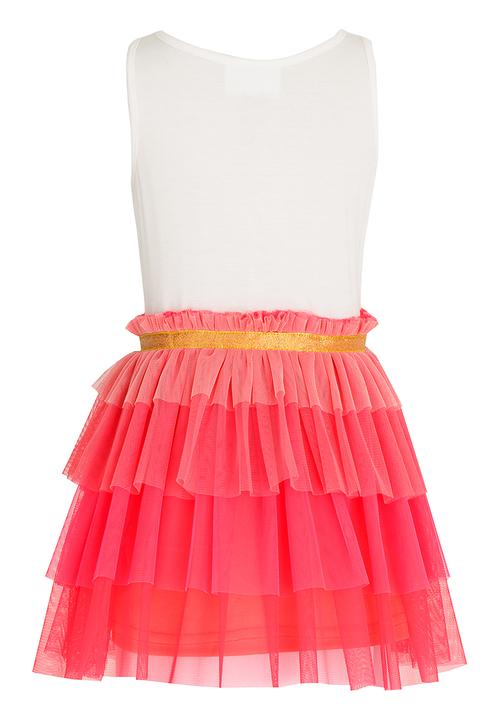 See-Saw - Tiered Mesh Dress Multi-colour
