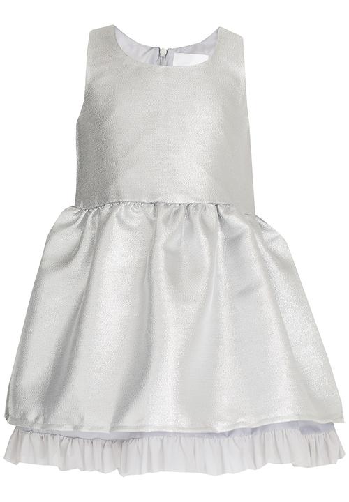 See-Saw - Fit & Flare Dress Silver