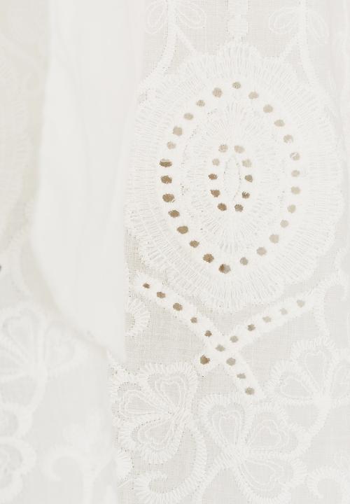 Pop Candy - Anglaise Detail Dress White