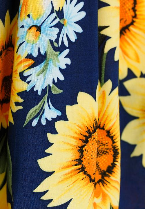 Pop Candy - Girls Sunflower Dress Multi-colour