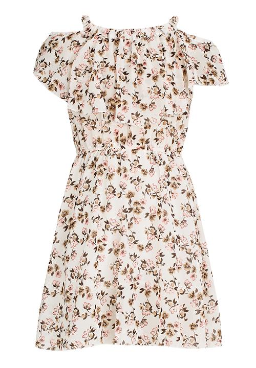 Pop Candy - Girls Printed  Dress Multi-colour
