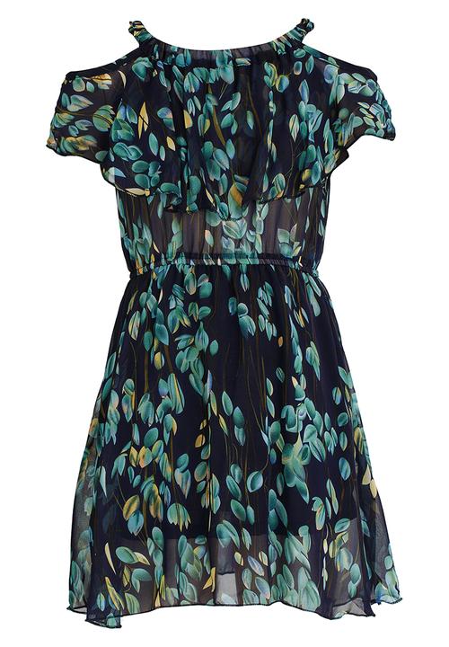 Pop Candy - Girls Printed  Dress Multi-colour