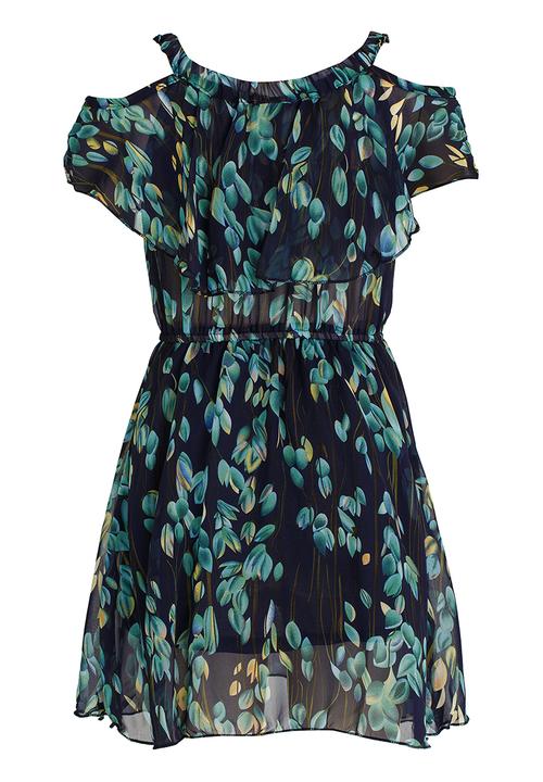Pop Candy - Girls Printed  Dress Multi-colour