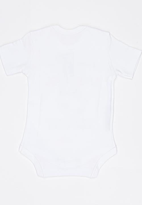 Funky Shop - Slogan Baby Grow White