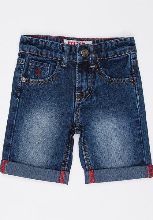SOVIET - B Monaco Denim Shorts Blue