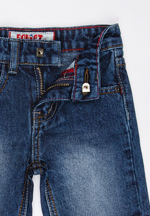 SOVIET - B Monaco Denim Shorts Blue