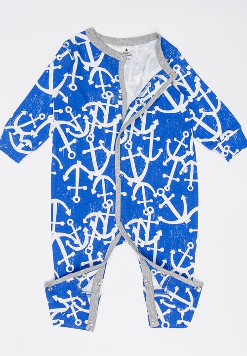Pop Candy - Printed Sleepsuit Blue