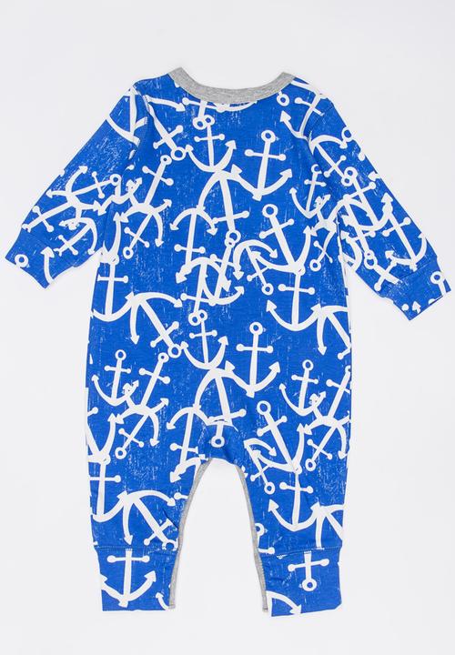 Pop Candy - Printed Sleepsuit Blue