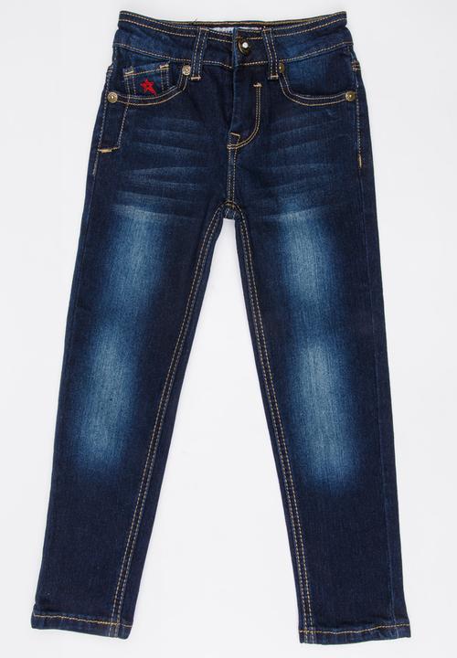 SOVIET - B Whitecaps Denim Jeans Blue