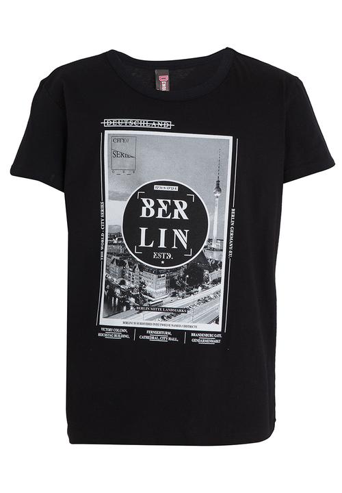 Twin Clothing - Printed Boys Tee Black