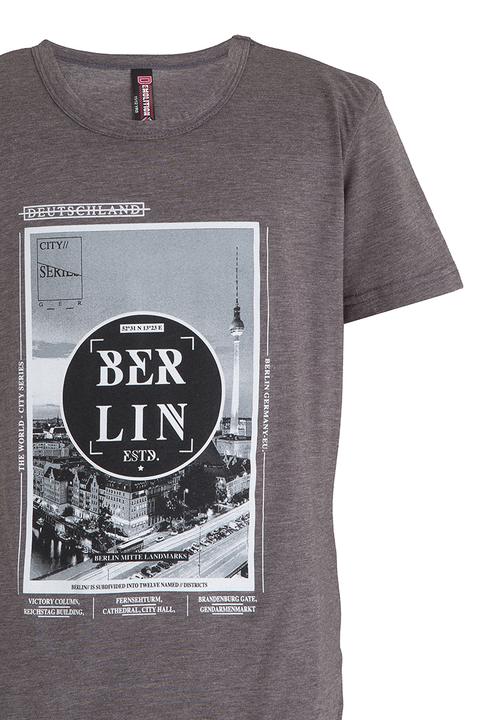Twin Clothing - Printed Boys Tee Charcoal