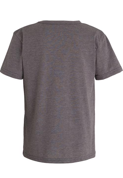 Twin Clothing - Printed Boys Tee Charcoal