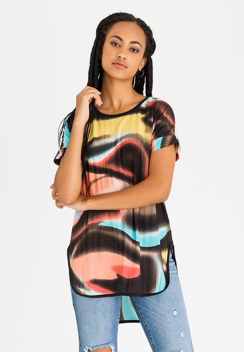 Revenge - All-over Print Tee Black