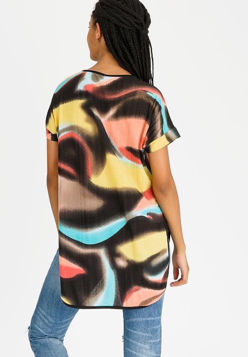Revenge - All-over Print Tee Black
