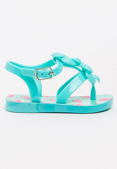 Foot Focus - Flower Sandal Mint