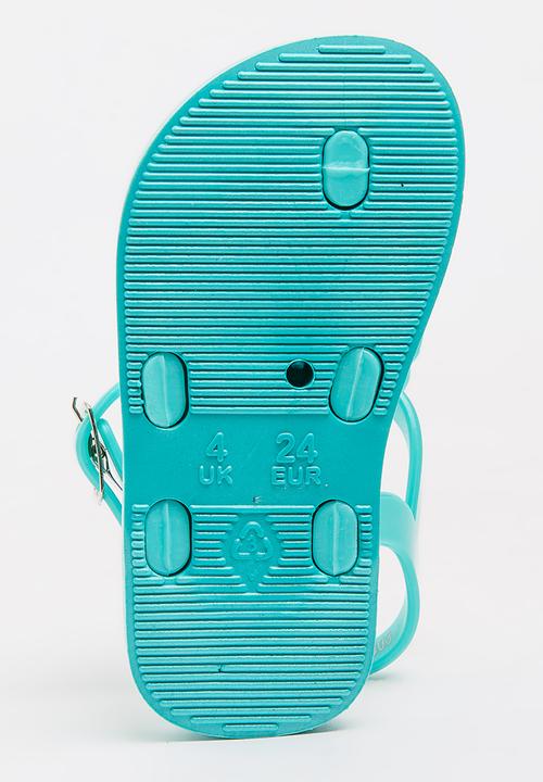 Foot Focus - Flower Sandal Mint