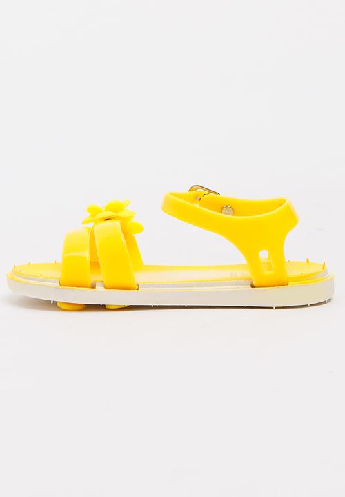 Foot Focus - Flower Sandal Yellow