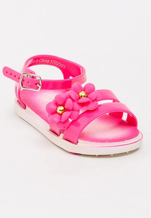 Foot Focus - Flower Sandal Mid Pink