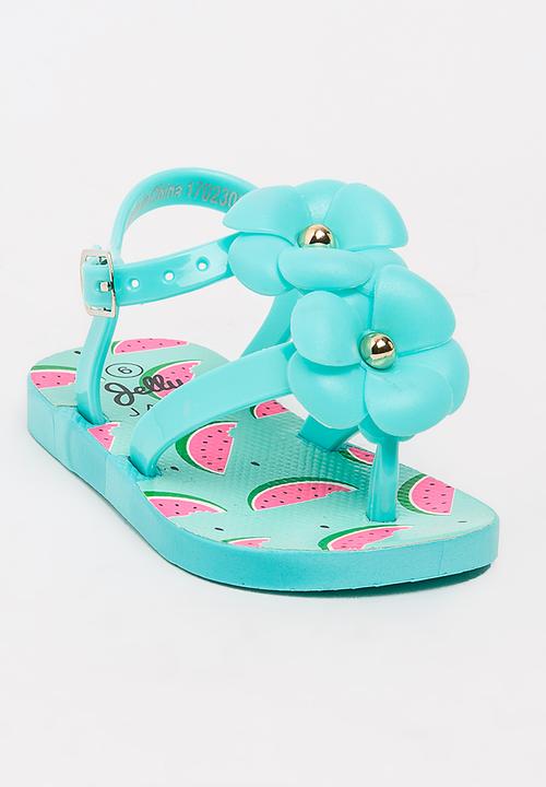 Foot Focus - Flower Sandal Mint