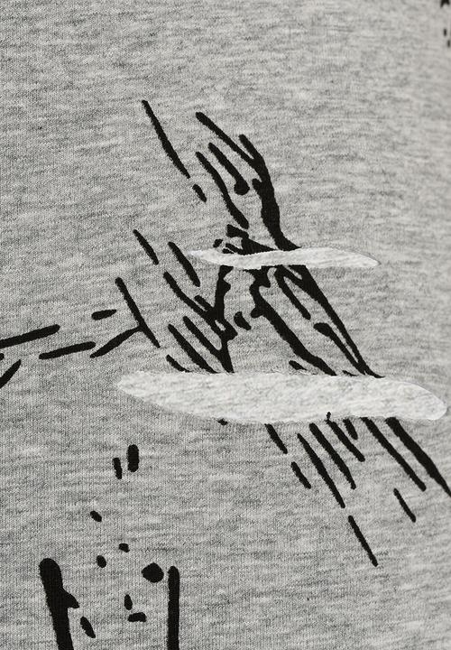 Pop Candy - Boys Printed  Tee Grey