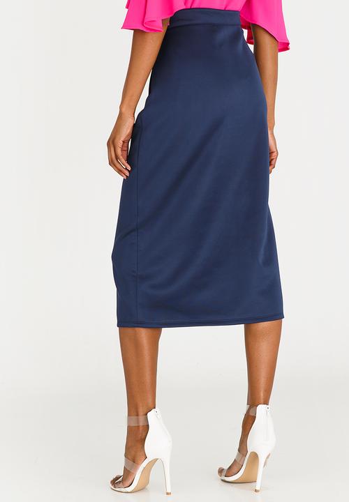 STYLE REPUBLIC - Lace-up Skirt Navy