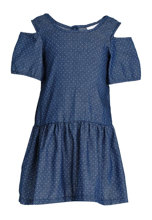See-Saw - Printed Chambray Dress Multi-colour