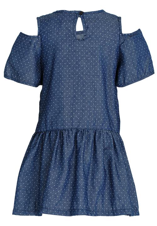 See-Saw - Printed Chambray Dress Multi-colour