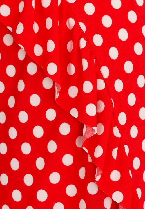See-Saw - Dress with Frill Detail Multi-colour