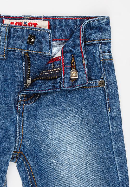 SOVIET - B Monaco Denim Shorts Pale Blue