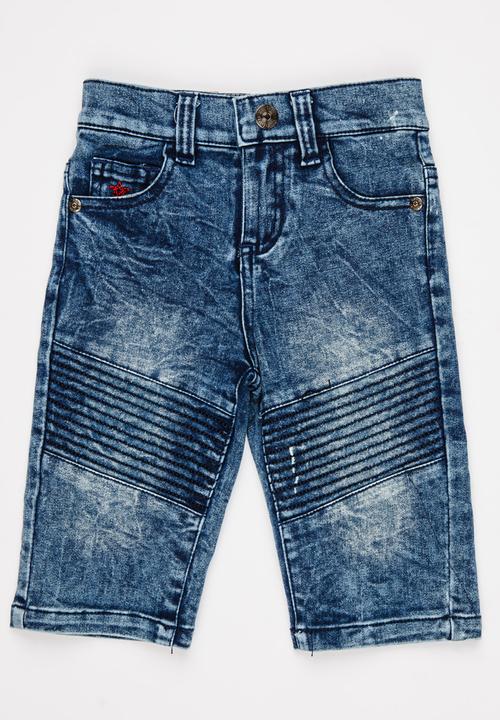 SOVIET - City Denim Shorts Pale Blue