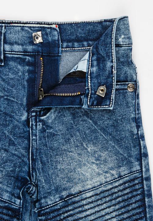 SOVIET - City Denim Shorts Pale Blue