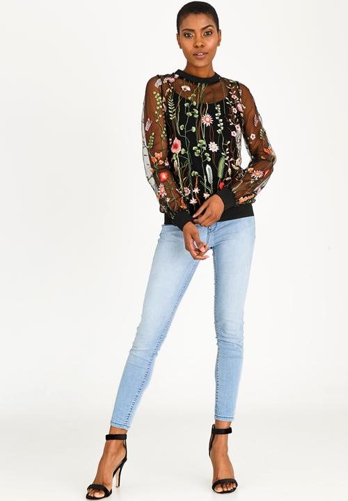 cath.nic - Garden Party Top Black