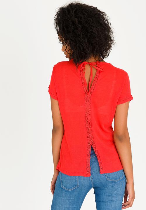 SISSY BOY - Lanel Short Sleeve Tee Red